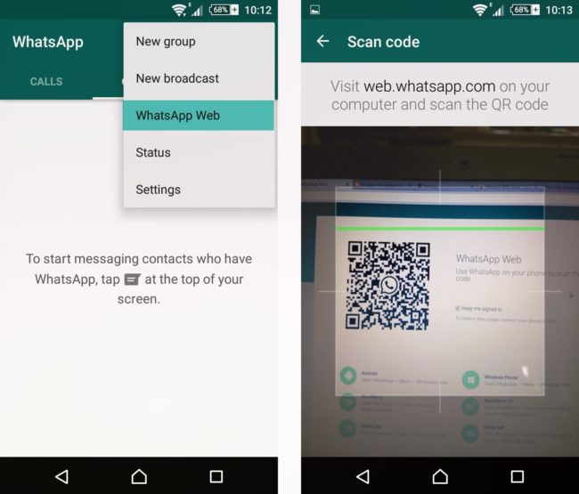 Как войти в WhatsApp Web с компьютера